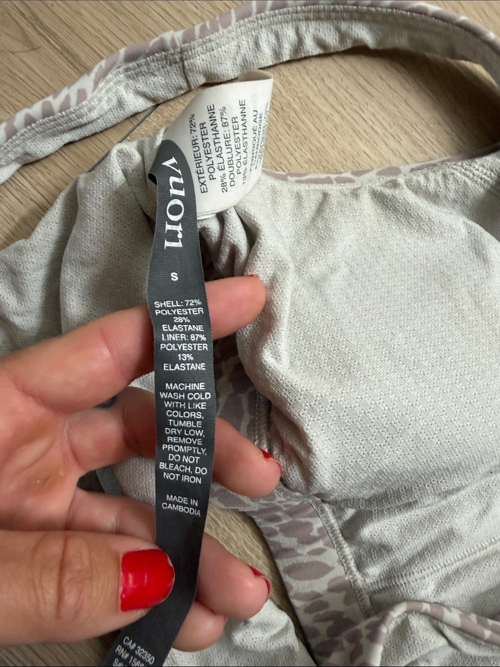 Vuori Leopard Daily Bra - Picture 3 of 5